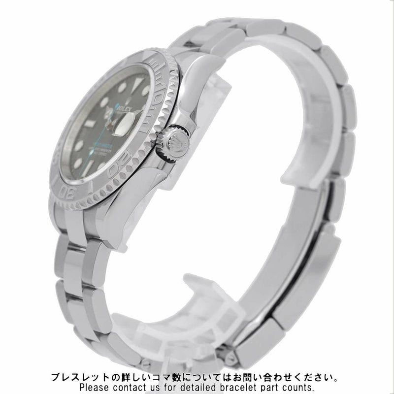 ロレックス ヨットマスター ロレジウム SS/プラチナ ランダムシリアル ルーレット 126622 ROLEX 腕時計 スレート文字盤