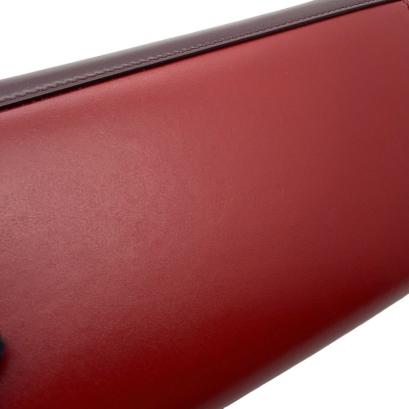 セリーヌ チェーンウォレット C セー バイカラー レザー CELINE 長財布