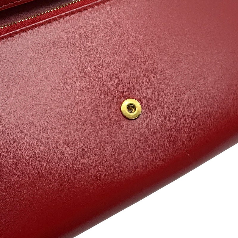 セリーヌ チェーンウォレット C セー バイカラー レザー CELINE 長財布