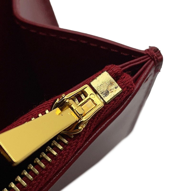 セリーヌ チェーンウォレット C セー バイカラー レザー CELINE 長財布