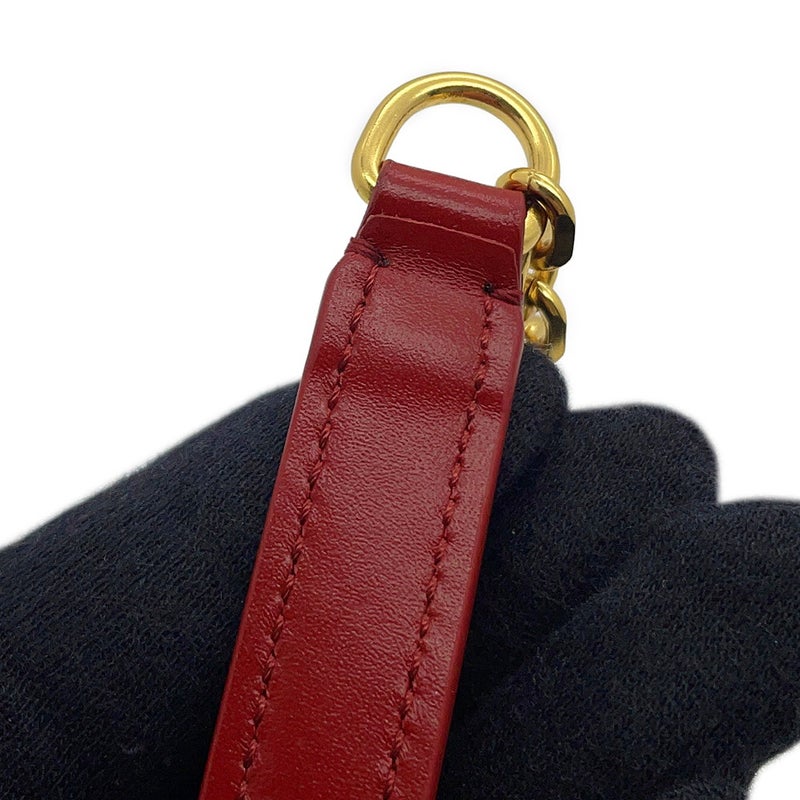 セリーヌ チェーンウォレット C セー バイカラー レザー CELINE 長財布