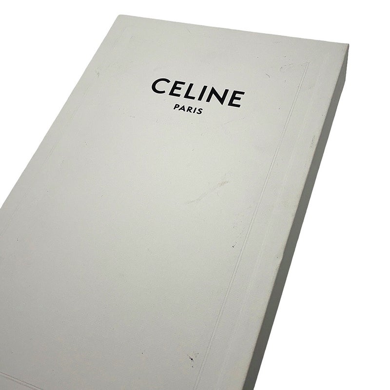 セリーヌ チェーンウォレット C セー バイカラー レザー CELINE 長財布