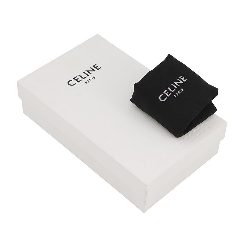 セリーヌ チェーンウォレット C セー バイカラー レザー CELINE 長財布