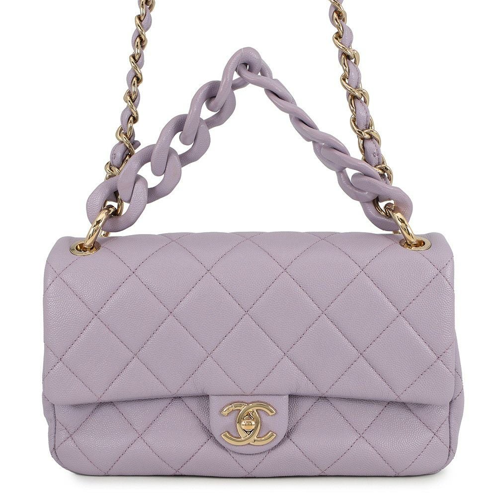 シャネル チェーンショルダーバッグ ココマーク マトラッセ キャビアスキン AS4789 CHANEL チェーンハンドル ハンドバッグ シャネル チェーンショルダーバッグ ココマーク マトラッセ キャビア
