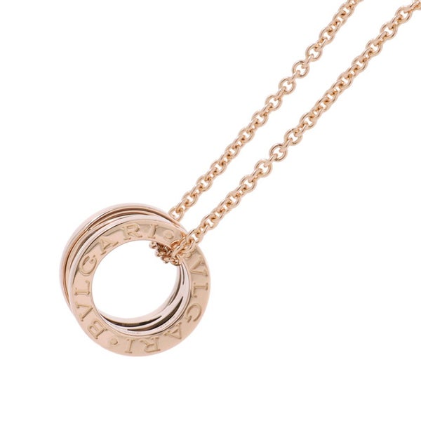 ブルガリ ネックレス ビーゼロワン B-zero1 レジェンド K18PGピンクゴールド/ブラックセラミック 356118 BVLGARI ジュエリー