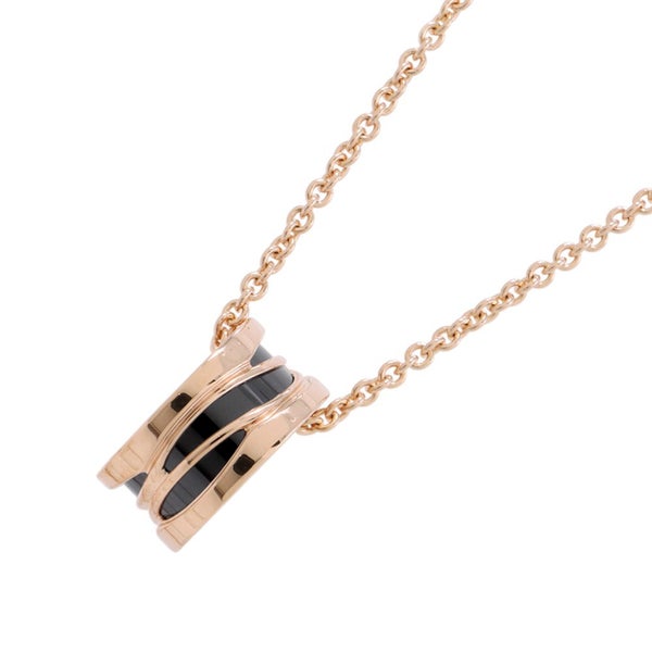 ブルガリ ネックレス ビーゼロワン B-zero1 レジェンド K18PGピンクゴールド/ブラックセラミック 356118 BVLGARI ジュエリー