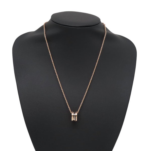 ブルガリ ネックレス ビーゼロワン B-zero1 レジェンド K18PGピンクゴールド/ブラックセラミック 356118 BVLGARI ジュエリー