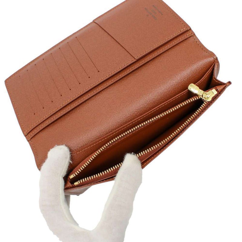 ルイヴィトン 長財布 モノグラム ポルトフォイユ・ブラザ M66540 LOUIS VUITTON ブラウン