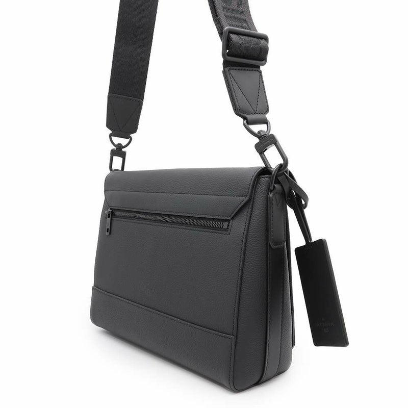 ルイヴィトン ショルダーバッグ テイクオフ・メッセンジャー カーフレザー M57080 ヴィトン ブラック 黒