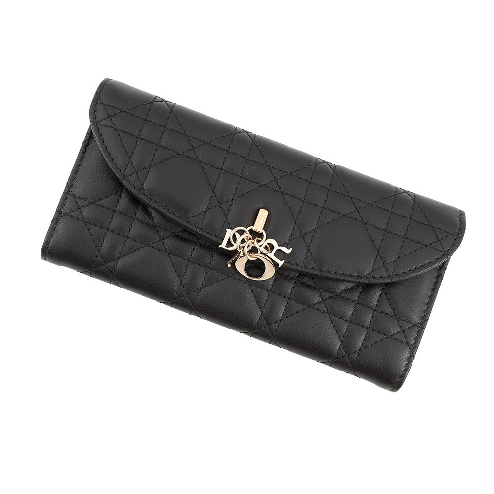 クリスチャン・ディオール 長財布 カナージュ My Dior Violet