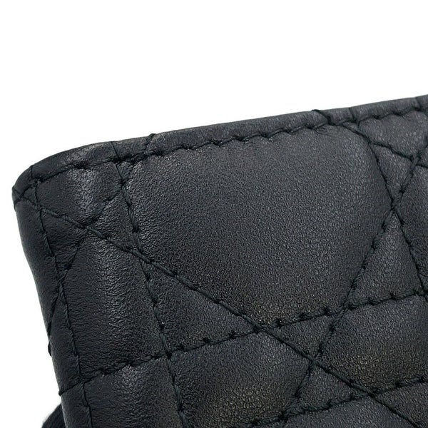 クリスチャン・ディオール 長財布 カナージュ My Dior Violet ラムスキン S6029ONMJ Christian Dior 黒