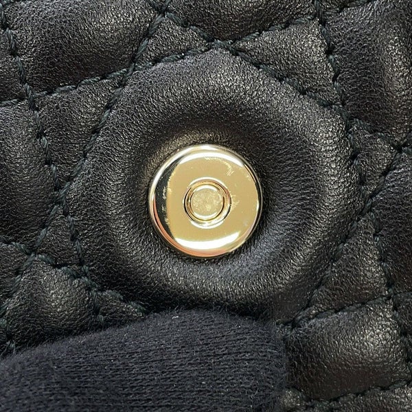 クリスチャン・ディオール 長財布 カナージュ My Dior Violet ラムスキン S6029ONMJ Christian Dior 黒