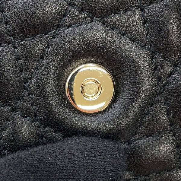 クリスチャン・ディオール 長財布 カナージュ My Dior Violet ラムスキン S6029ONMJ Christian Dior 黒