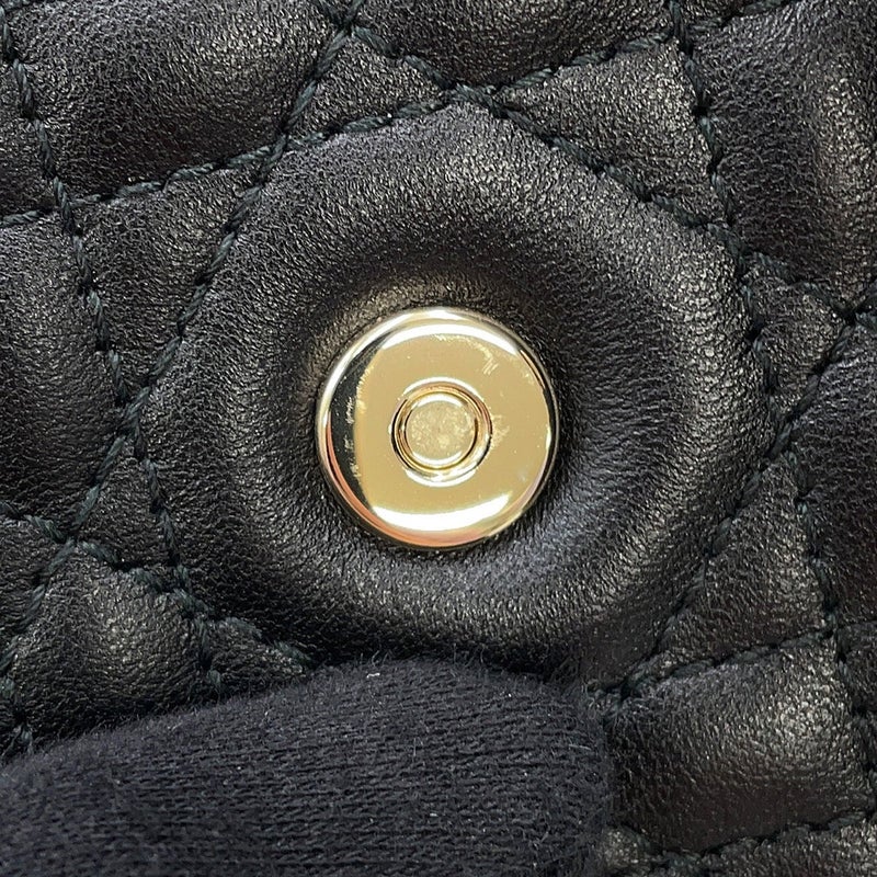 クリスチャン・ディオール 長財布 カナージュ My Dior Violet ラムスキン S6029ONMJ Christian Dior 黒