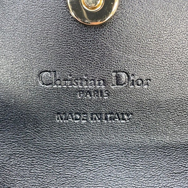 クリスチャン・ディオール 長財布 カナージュ My Dior Violet ラムスキン S6029ONMJ Christian Dior 黒