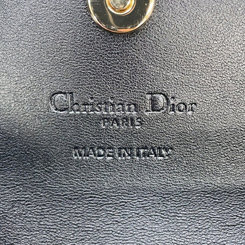クリスチャン・ディオール 長財布 カナージュ My Dior Violet ラムスキン S6029ONMJ Christian Dior 黒