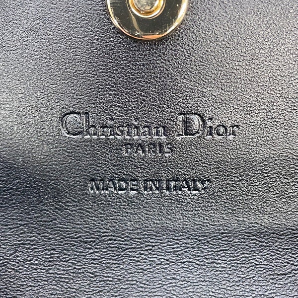 クリスチャン・ディオール 長財布 カナージュ My Dior Violet ラムスキン S6029ONMJ Christian Dior 黒