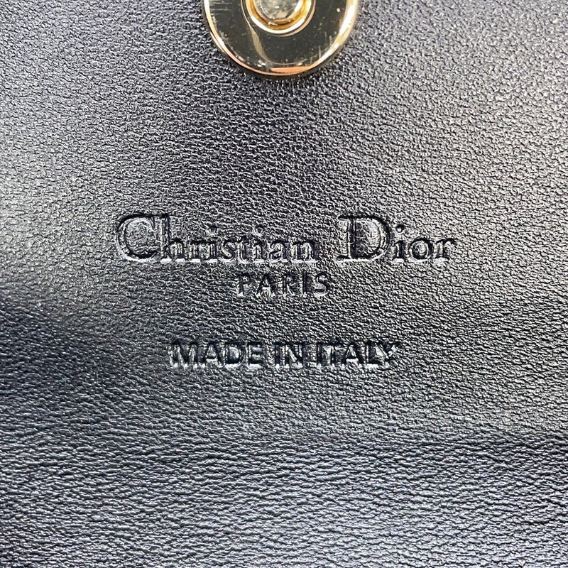 クリスチャン・ディオール 長財布 カナージュ My Dior Violet ラムスキン S6029ONMJ Christian Dior 黒