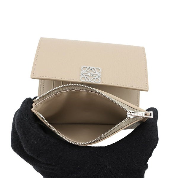 ロエベ 三つ折り財布 アナグラム バーティカル ウォレット スモール カーフレザー C821S33X12 LOEWE