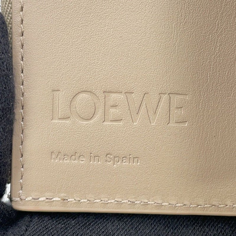 ロエベ 三つ折り財布 アナグラム バーティカル ウォレット スモール カーフレザー C821S33X12 LOEWE