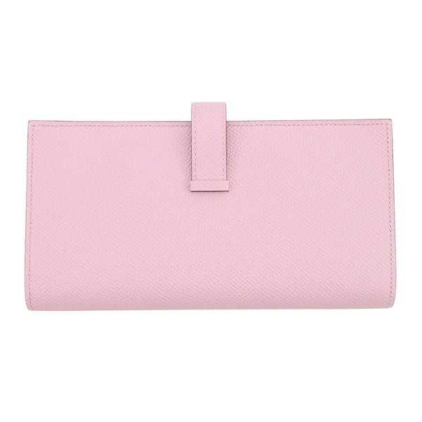 エルメス 長財布 ベアンスフレ モーヴシルベストル/シルバー金具 エプソン U刻印 HERMES 財布