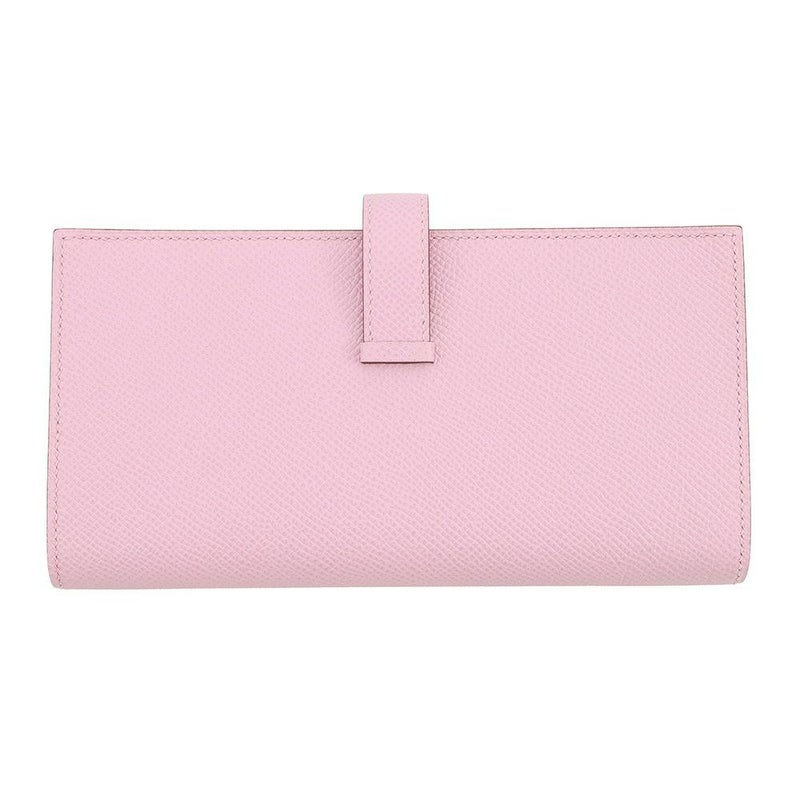 エルメス 長財布 ベアンスフレ モーヴシルベストル/シルバー金具 エプソン U刻印 HERMES 財布