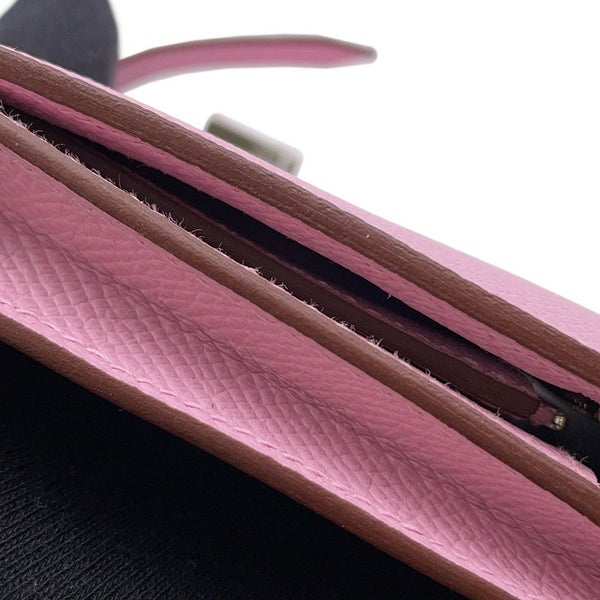 エルメス 長財布 ベアンスフレ モーヴシルベストル/シルバー金具 エプソン U刻印 HERMES 財布