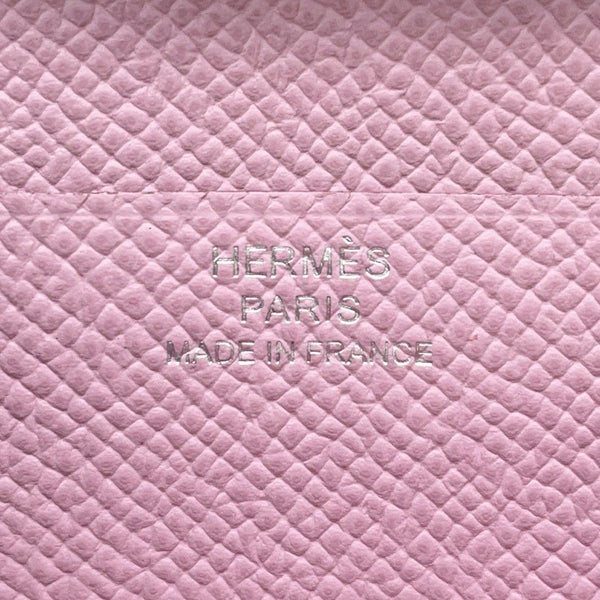 エルメス 長財布 ベアンスフレ モーヴシルベストル/シルバー金具 エプソン U刻印 HERMES 財布