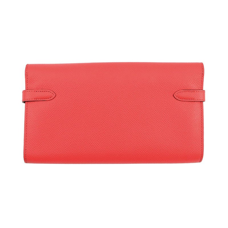 エルメス 長財布 ケリーウォレット ロング ローズジャイプール/ゴールド金具 エプソン X刻印