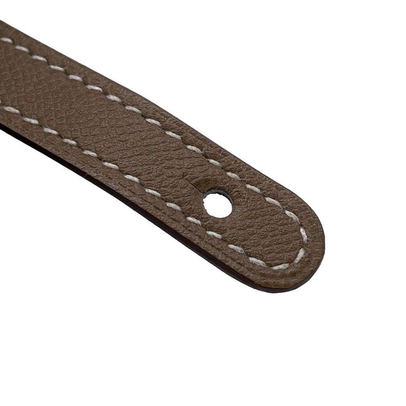 エルメス シャルニエール トゥーゴー エトゥープ/シルバー金具 ヴォーマダム K刻印 ショルダーウォレット