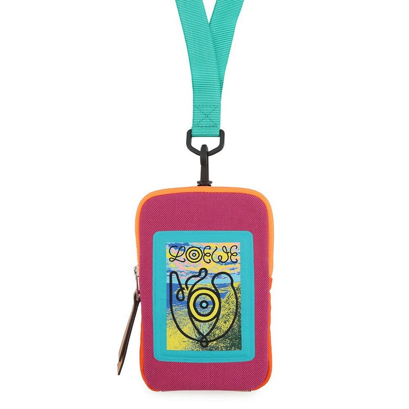 ロエベ ネックポーチ アイロエベ ネイチャーケース ナイロン LOEWE