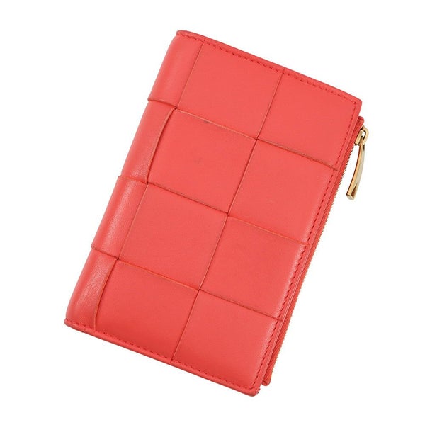 ボッテガヴェネタ 二つ折り財布 カセット ミディアム レザー BOTTEGA VENETA