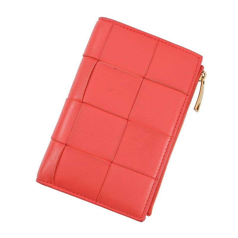 ボッテガヴェネタ 二つ折り財布 カセット ミディアム レザー BOTTEGA VENETA