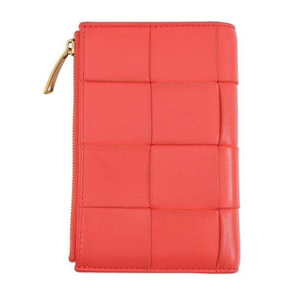 ボッテガヴェネタ 二つ折り財布 カセット ミディアム レザー BOTTEGA VENETA