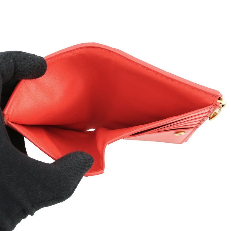 ボッテガヴェネタ 二つ折り財布 カセット ミディアム レザー BOTTEGA VENETA