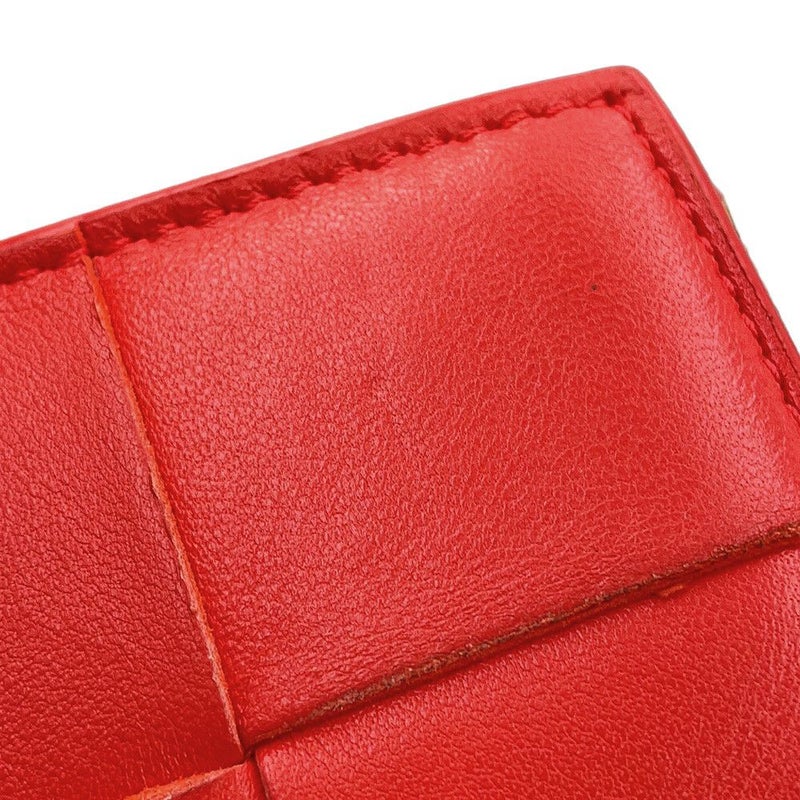 ボッテガヴェネタ 二つ折り財布 カセット ミディアム レザー BOTTEGA VENETA