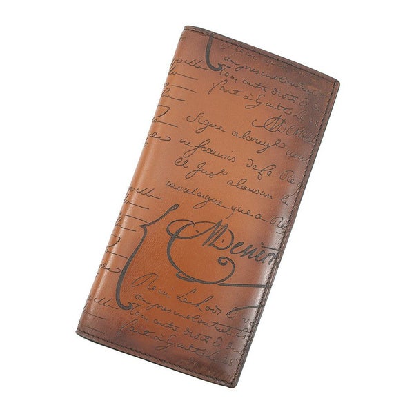 ベルルッティ 長財布 カリグラフィ エスパス フラップ ロングウォレット レザー Berluti メンズ