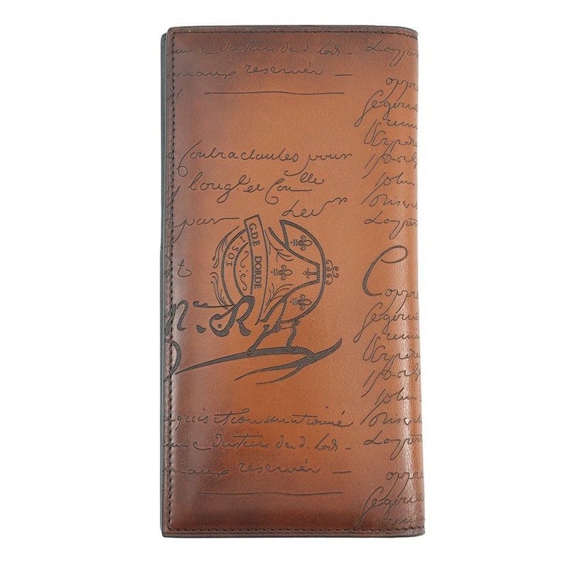 ベルルッティ 長財布 カリグラフィ エスパス フラップ ロングウォレット レザー Berluti メンズ