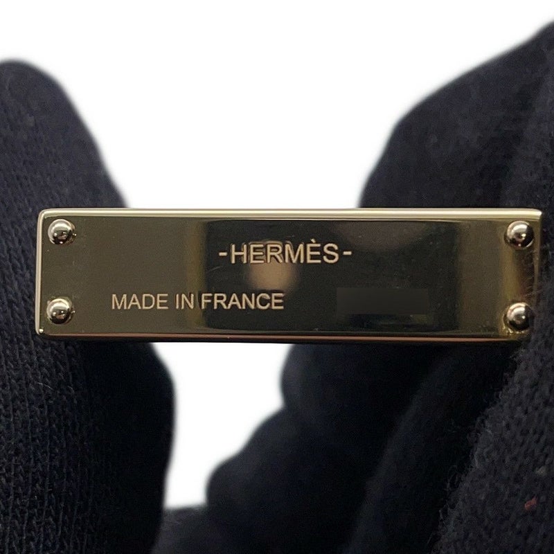 エルメス チャーム キュリオジテ  ケリー ラキュ ブラック/ゴールド金具 ラッカー HERMES 黒