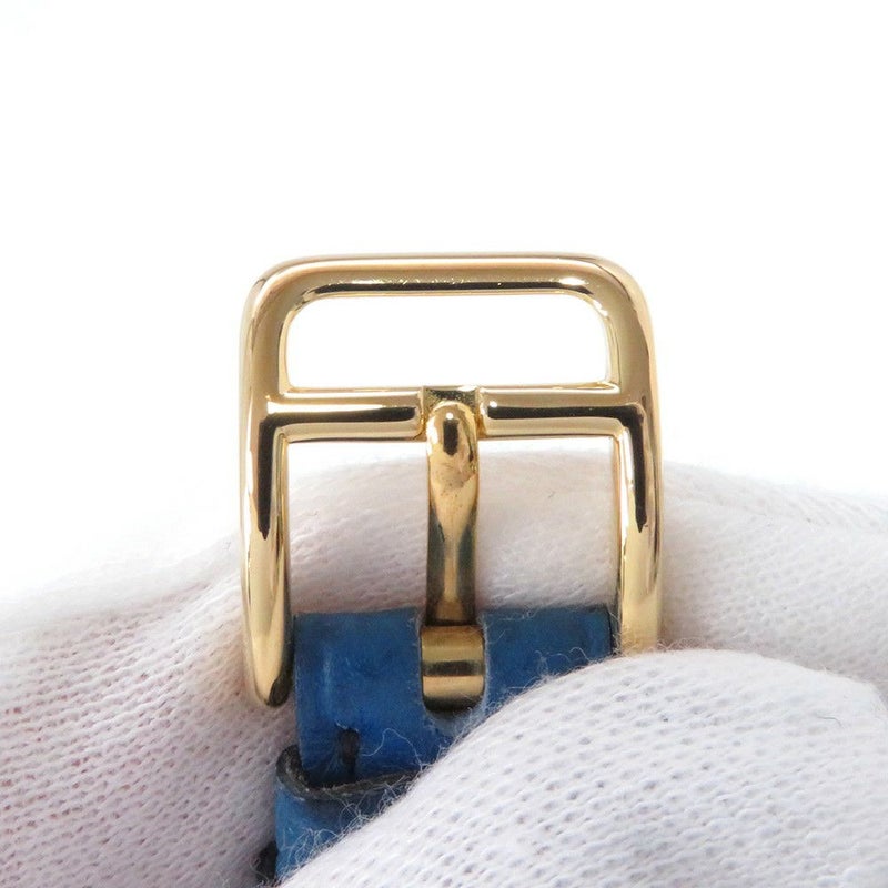 エルメス ケリーウォッチ ブルー/ゴールド金具 エプソン ◯Y刻印 KE1.210 HERMES 腕時計 クォーツ ウォッチ 白文字盤