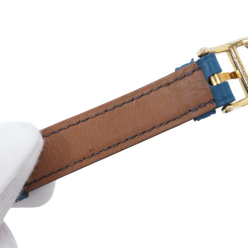 エルメス ケリーウォッチ ブルー/ゴールド金具 エプソン ◯Y刻印 KE1.210 HERMES 腕時計 クォーツ ウォッチ 白文字盤