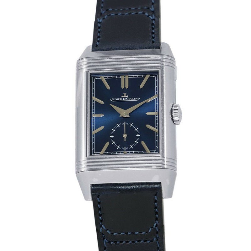 ジャガールクルト レベルソ・トリビュート デュオ・スモールセコンド Q3988481 ブルー/シルバー文字盤