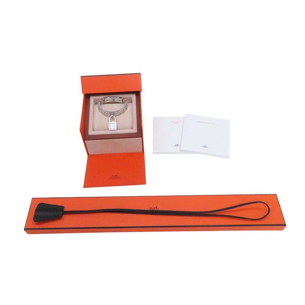 エルメス ケリーウォッチ KE4.130 HERMES 腕時計 ウォッチ クォーツ ダイヤベゼル ホワイト文字盤