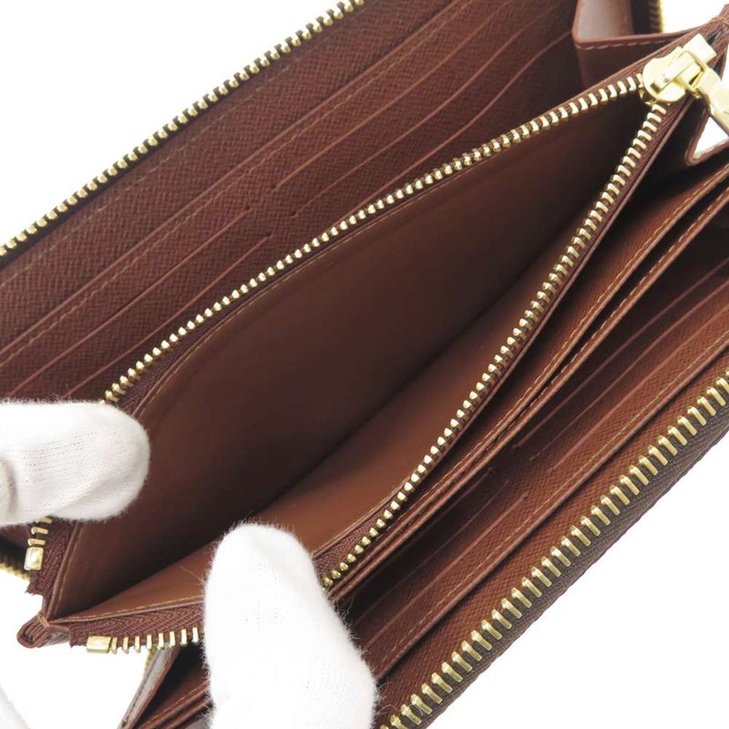 新品 ルイヴィトン 長財布 モノグラム ジッピーウォレット M42616 LOUIS VUITTON ブラウン ラウンドファスナー