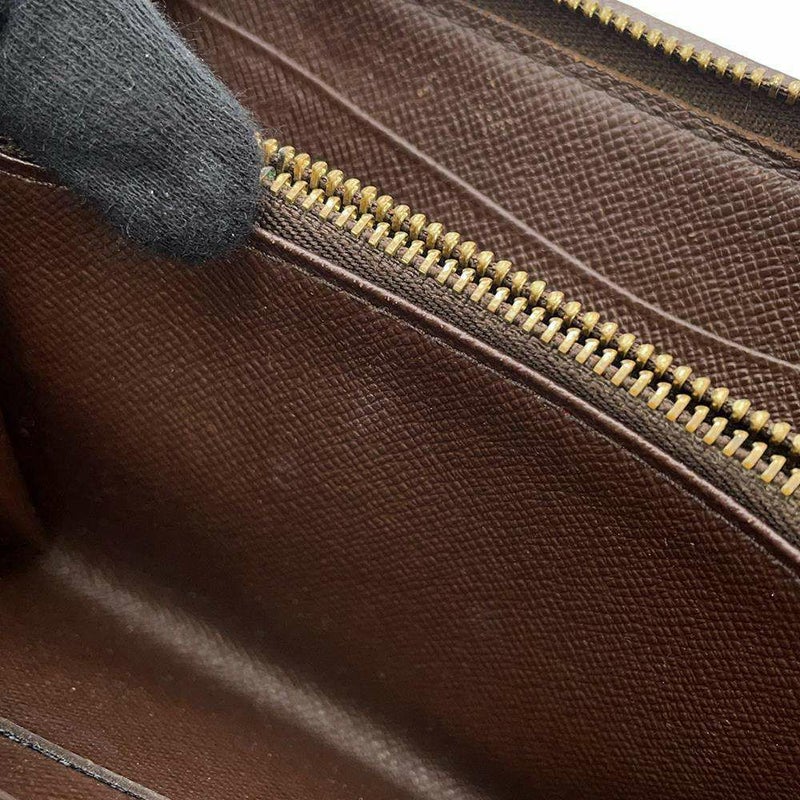 ルイヴィトン 長財布 ダミエ・エベヌ ポルトモネ・ジップ N61728 LOUIS VUITTON ヴィトン 財布