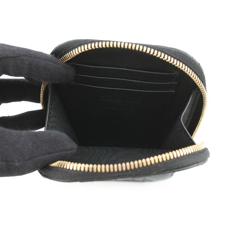 クリスチャン・ディオール スマホケース カナージュ レディディオール Call'in Dior フォンホルダー S0872ONMJ 黒 2way