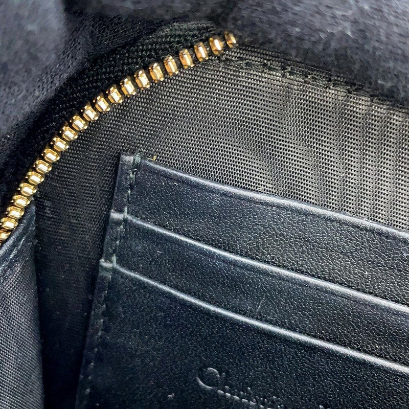 クリスチャン・ディオール スマホケース カナージュ レディディオール Call'in Dior フォンホルダー S0872ONMJ 黒 2way