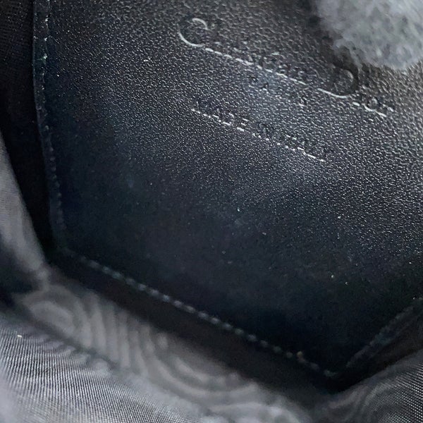 クリスチャン・ディオール スマホケース カナージュ レディディオール Call'in Dior フォンホルダー S0872ONMJ 黒 2way