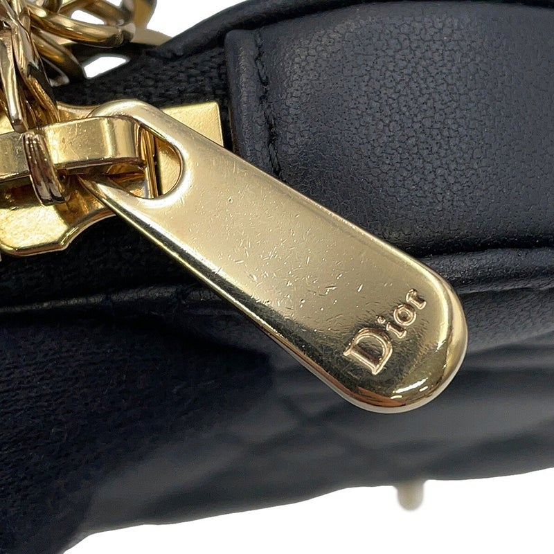クリスチャン・ディオール スマホケース カナージュ レディディオール Call'in Dior フォンホルダー S0872ONMJ 黒 2way