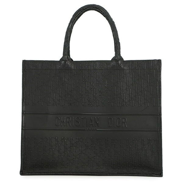 ディオール トートバッグ ブックトート オブリーク ラージ カーフレザー M1286ZWSO トロッター 黒